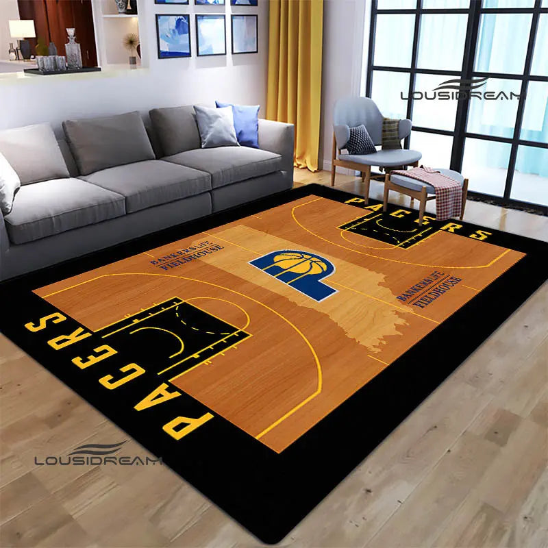 3D basketball court printed carpet  fashion home decoration non -slip carpet photography propsmal area rug birthday gift